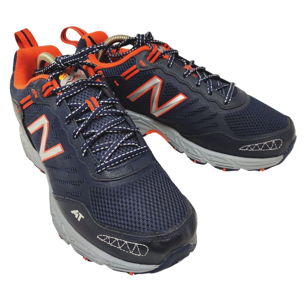New Balance Mens 573 AT All Terrain Shoes Size 9.5 4E Wide Navy Orange Hiking